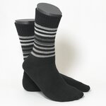 Herrensocken Thermo ringel-grau-schwarz-mix - 4