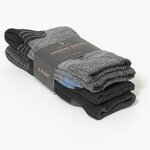 Herren-Thermo-Socken Baumwolle Elastik-Bündchen anthrazit-schwarz-mix - 2