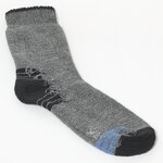 Herren-Thermo-Socken Baumwolle Elastik-Bündchen anthrazit-schwarz-mix - 4