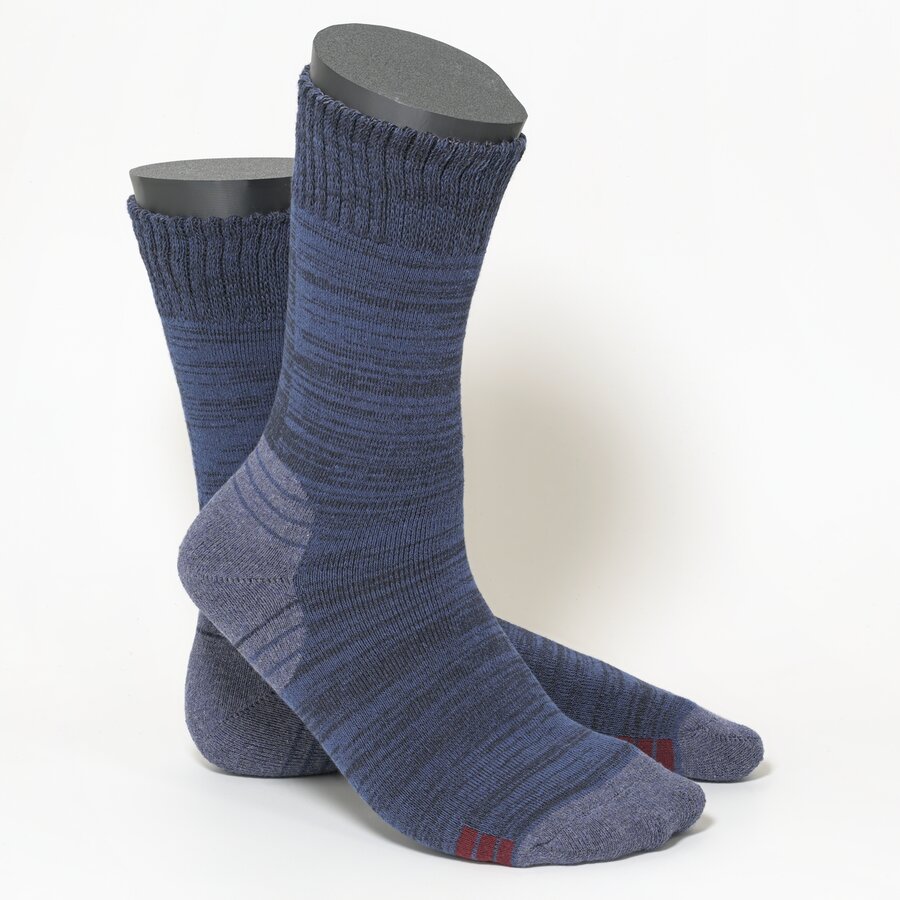 Herren-Thermo-Socken Baumwolle Elastik-Bündchen jeans-blau-mix - 3