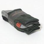 Herren-Thermo-Socken Baumwolle Elastik-Bündchen oliv-mix - 2