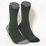 Herren-Thermo-Socken Baumwolle Elastik-Bündchen oliv-mix