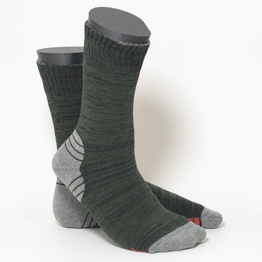 Herren-Thermo-Socken Baumwolle Elastik-Bündchen oliv-mix - 3