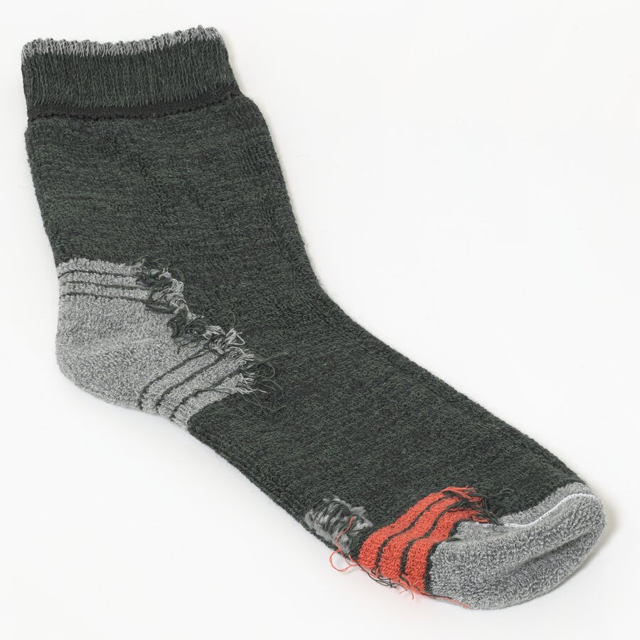 Herren-Thermo-Socken Baumwolle Elastik-Bündchen oliv-mix - 4