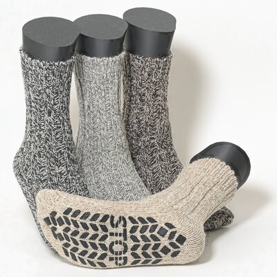 Dicke Norwegersocken Wolle ABS Antirutsch