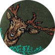 Herrensocken Jagd Hirsch Motiv Baumwolle