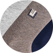 Extra breite Herrensocken Seitenmuster