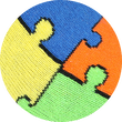 Puzzle Design Sneakersocken Baumwolle