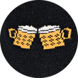 Bierglas-Design Motiv Socken Hopfenkaltschale