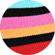 Zehensocken kunterbunte Ringel