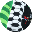 ABS Kinder Socken Fußball-Motive
