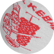 Döner Kebab Socken weiß