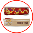 Hot Dog Motiv-Socken in Geschenk-Pappschachtel Apollo