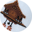 Schweiz Motivsocken weiß