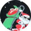 Weihnachts-Motivsocken Rocking Christmas