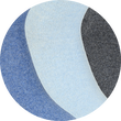 Comfort-Damensocken aus Baumwolle blau-melange-mix