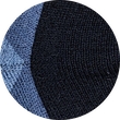 Walking-Socken ohne Gummidruck Wolle XTREME dunkelblau