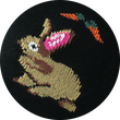 Hasen-Motiv-Socken lustige Öhrchen Möhrchen Baumwolle