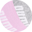 Puma Quarter Kurzsocken mit breitem Puma Schriftzug rosa-grau-melange-mix