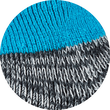 Kinder Kurz-Kuschelsocken ABS Antirutschnoppen camano anthrazit-türkis