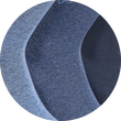Damensocken extra breites Komfort-Bündchen und Schaft jeans-blau-mix