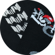 Motorrad Biker Motivsocken nicht lustig