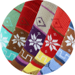 Dicke Wohlfühl-Hygge-Socken Baumwolle