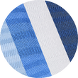 Sport-Kurzsocken Mesh-Gewebe atmungsaktiv Camano blau-weiß-mix