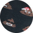 Häufchen Pups Motiv-Socken Kot-Kacke-Haufen