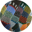 Dicke Wollsocken Folklore Skandinavien-Style bunt