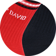 Herren-Tennissocken Feature-Rich Camp David rot-marine