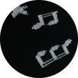 Musiknoten Notenschlüssel Motivsocken Baumwolle