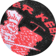 Döner Kebab Socken schwarz