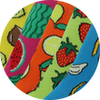 Früchte Damensocken Baumwolle