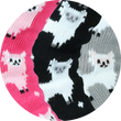 Damen Hütten-Socken Thermo Lama-Motiv ABS-Noppen