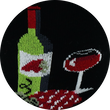 Weinfreunde Motiv Socken Weingenuss ist Lebensfreude Baumwolle