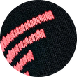 Bambus Sport-Socken Feature-Zonen schwarz-neon-orange