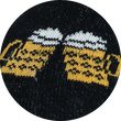 Bierglas Motiv Sneaker Socken Baumwolle