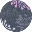 Damensocken Bio-Baumwolle Made in Germany Pusteblume grau-style