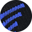 Bambus Sport-Socken Feature-Zonen schwarz-neon-blau