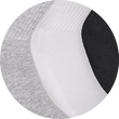 Dicke Tennis-Sportsocken Baumwolle Apollo schwarz-grau-weiß-mix