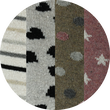Damen Wollsocken Apollo Retro-Look Muster