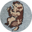 Alpen-Motiv-Socken Murmeltier Freddy Edelweiß