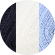 Damen-Sneaker-Hüttensocken ABS-Noppen Apollo multi-blau