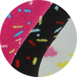 Donuts-Socken in Geschenkverpackung bunt