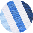 Sneakersocken Mesh-Gewebe atmungsaktiv Camano blau-weiß-mix