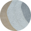 Comfort-Damensocken Baumwolle beige-grau-melange-mix